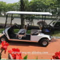 4 seats gas powered cop golf cart with cargo box